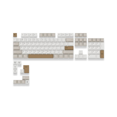 Noir Decocaps Keycaps - White